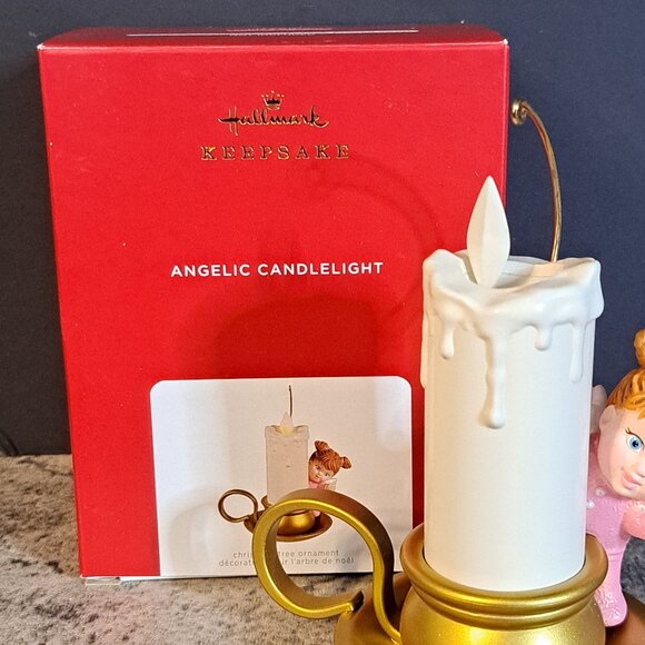 Hallmark Keepsake Angelic Candlelight Christmas Tree Ornament 2020 - Picture 2 of 12